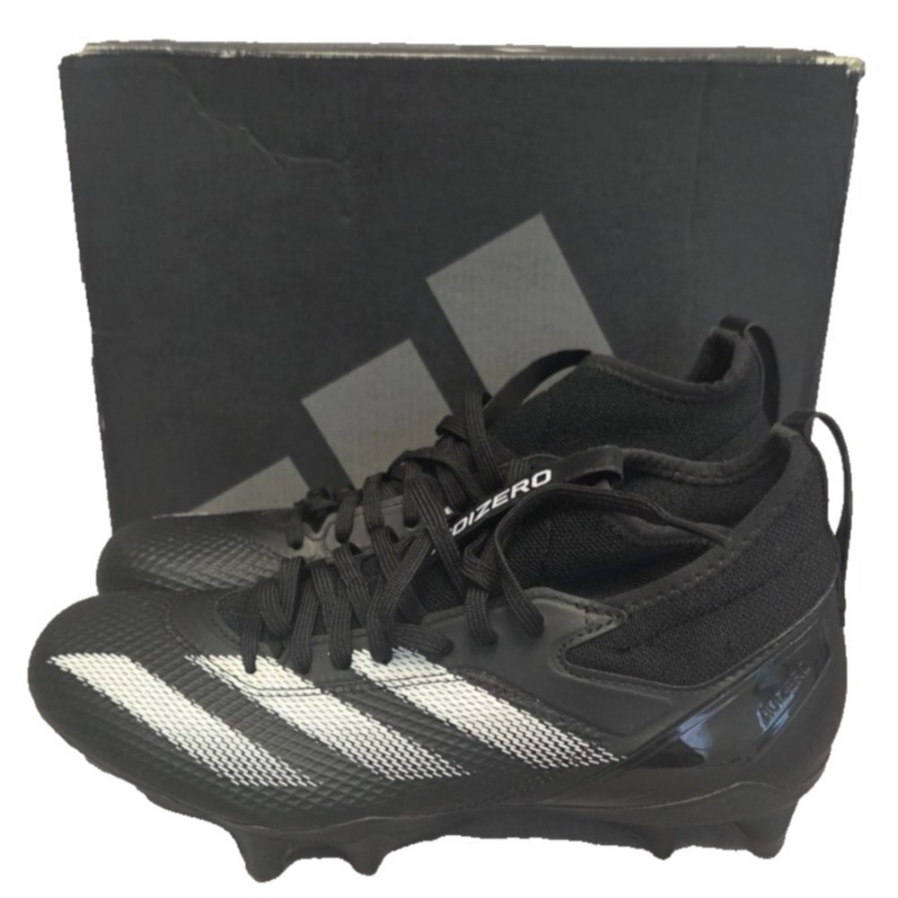 Adidas Adizero Impact Black Cleats Mens Size 8 Womens Size 9